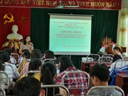 Tổ chức nói chuyện chuyên đề - định hướng nghề nghiệp tại Trường THPT Bình Trung và THPT Yên Hân