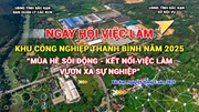 Ngày hội việc làm Khu công nghiệp Thanh Bình năm 2025